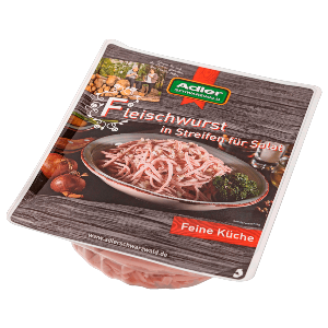 Fleischwurst geschnitten
